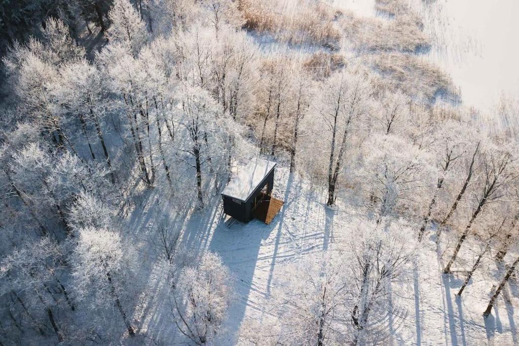 Beautiful Tiny House On The Lake Side. Тракай Экстерьер фото